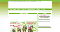 Desktop Screenshot of pepinieres-le-sciellour.fr